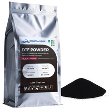 2.2lbs Black Anti-sublimation TPU DTF Powder Transfer Hot Melt Adhesive Powder picture