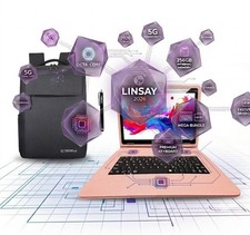 2026 LINSAY Tablet OCTA-CORE 256GB Internal Memory MEGA-BUNDLE w/Key & Bag Black picture