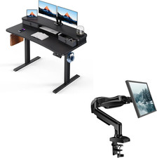48″ X 24″ Electric Standing Desk Single Monitor Mount picture