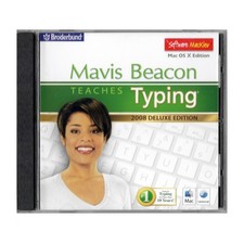 Mavis Beacon Teaches Typing CD Deluxe Edition Mac OS 10.2 10.3 10.4 10.5 10.6 picture