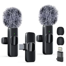 Labstandard Professional Wireless Lavalier Lapel Microphone for iPhone,... picture