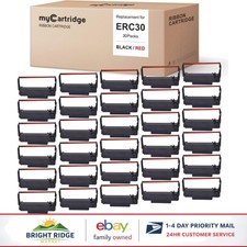 Ribbon Cartridge Replacement for ERC-30 30 Pack, Compatible with Various Models picture