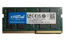 Crucial 32GB DDR4-3200 SODIMM Laptop RAM CT32G4SFD832A PC4-25600 1.2V CL22 picture