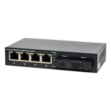 1Pc 10/100/1000M Ethernet Fiber Optical Media Switch Converter 4RJ45 2SC Fiber picture