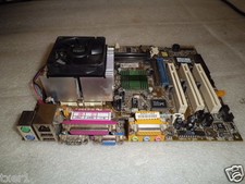 HP ASUS 5185-8208 A7V-VE Rev 1.02 Motherboard w/ AX1600DMT3C CPU TESTED picture