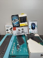 Logitech Keyboard Mouse Accessory Lot MK270 MK520 Creative Read Description picture