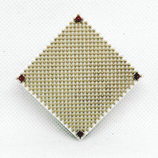 1X IBM white ceramic CPU was produced in 1970 with extremely high K gold content picture