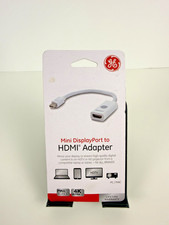 GE Mini DisplayPort to HDMI Adapter 33589 4K Ultra HD PC Mac New picture