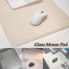 Mouse Pad Smooth Tempered Glass Photovoltaic Glass Mousepad For Computer Game picture