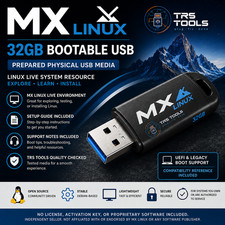 MX Linux Bootable USB 32GB Prepared Physical Media picture