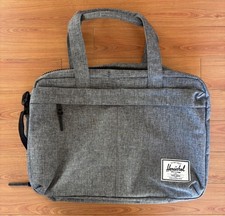 NWT Herschel Tech Gibson Laptop Messenger Shoulder Bag in Raven Crosshatch 16