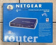 Netgear FR114P 100 Mbps 4-Port 10/100 Wireless Router FR114PNA - Works Perfect picture