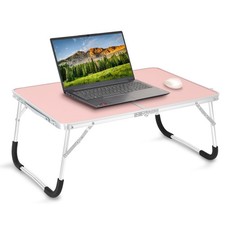 Portable Folding Table Lap Desk Laptop Stand for Couch Folding Beach Camping ... picture