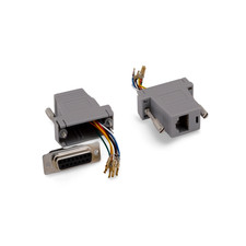 RJ45 to DB15 Female Modular Adapter - Beige picture
