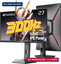 SANSUI Gaming Monitor 27 inch 1440p 300Hz 240Hz, WQHD Fast IPS 1ms Computer Moni picture