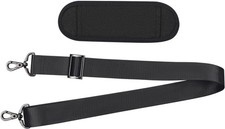 Versatile 56-Inch Khaki Non-Slip Shoulder Strap with Metal Hooks for All Bags picture