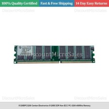 512MBPC3200 Centon Electronics 512MB DDR Non ECC PC-3200 400Mhz Memory picture