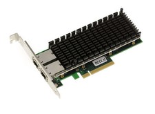 Pcie Network Card 10G 2 Ports 10 GB RJ45 Intel X540 Chipset High + Low Profile picture
