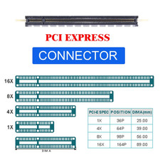 PCI-E Express 4X to 16X Extender Converter Riser Card Adapter Male to Female picture