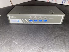 TRENDnet TK-401R KVM Switch Vintage Rack Mount Display Switch Module NO PWR CORD picture