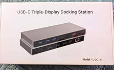 TOTU USB-C Triple Display Docking Station HDMI DP RJ45 USB3.0 Factory Sealed picture