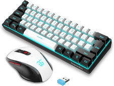 Snpurdiri 2.4G Wireless Gaming Keyboard and Mouse Combo, Include Mini 60% Mercha picture