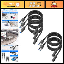 5FT USB C to USB A Cable 5-Pack, 10Gbps Data Transfer, 60W Charging Cord for Lap picture