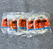 5 x Ethernet Cables LAN Network Cord by CK-Link CAT 5E - 10FT long picture