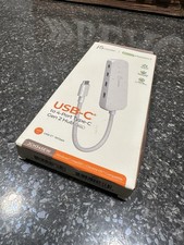 Brand New J5create 4-in-1 USB-C to 4-Port 10Gbps Type-C Hub Eco-Friendly White picture