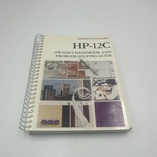 Vintage HP-12C Financial Calculator Owner's Handbook 1983 Rev D 00012-90001 picture