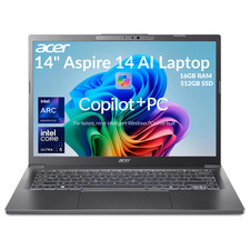 Acer Aspire 14 AI Laptop Intel Core Ultra 5 ARC 16GB RAM 512GB SSD Refurbished picture