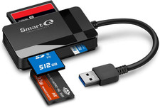 4-in-1 Memory Card Reader, SmartQ C368 USB 3.0– Fast, Compact & Universal picture