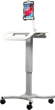 CTA Digital Height-Adjustable Rolling Security Medical Cart for 7