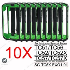 10Pcs Green Protective Cover Hand Rugged Boot for Zebra TC51 TC56 TC52 TC57 picture