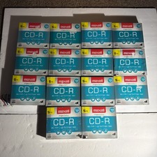 Maxell CD-R 700MB 80 Min Blank CDs 5-Pack Sealed Lot of 14 New picture