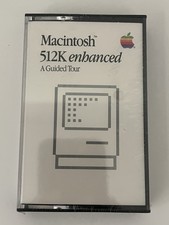 Vintage 1986 Macintosh 512K Enhanced A Guided Tour Cassette Tape FACTORY SEALED picture