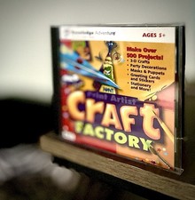 Sierra Print Artist Craft Factory Knowledge Adventure Vintage PC 1998 Tested picture