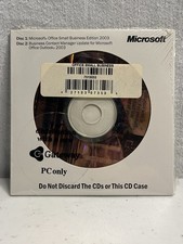 Factory Sealed Microsoft Office Small Business 2003 Gateway OEM 2-Disc Set NOS  picture