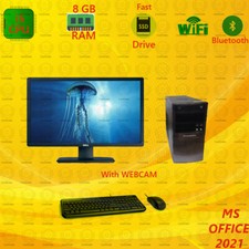 FAST Custom PC Core i5 WiFi Win10 240GB SSD +1TB HDD 8GB RAM 22