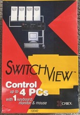 Cybex SwitchView 10040 From 1998 Control 4 PC's With One Keyboard Monitor Mouse picture