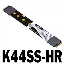 ADT-LINK M.2 NVMe x4 PCIe 5.0 Full-Speed Extension Cable - Gen5 Male Extender picture