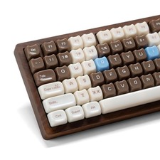 Jelly Jade Keycaps Translucent Cute Ragdoll Cat Mao Profile 148 Keys Brown PC picture