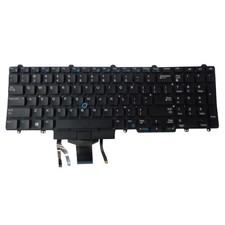 Backlit Keyboard w/ Pointer & Buttons For Dell Precision 3510 3520 3530 picture