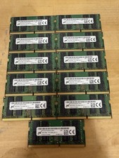 Lot of 11 Micron 16GB DDR4-2666 PC4-21300 SODIMM RAM MTA16ATF2G64HZ-2G6E1 picture