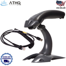 Honeywell Voyager 1200G 1D Laser Barcode Scanner USB Handheld POS w/Stand - NEW picture