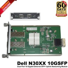 Dell N3000 Series Switch N30XX 10GGSFP 10GbE SFP+ Dual-Port Uplink Module 41VC3 picture