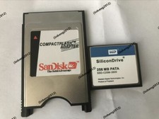 WD  SILICONDRIVE  256MB CompactFlash +ATA PC card PCMCIA Adapter JANOME Machines picture