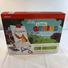 Osmo Little Genius Starter Kit For Tablet Missing 2 Rubber Pieces Reading Skills picture