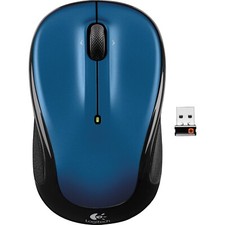 Logitech - M325 Wireless Optical Compact Mouse w/ Unifying Receiver - Blue picture