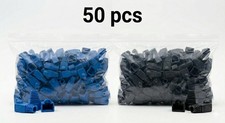 50pcs RJ45 Strain Relief Boot Blue Cat5e/Cat6 End Cap Ethernet Cable Plug Cover picture